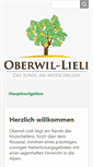 Mobile Screenshot of oberwil-lieli.ch